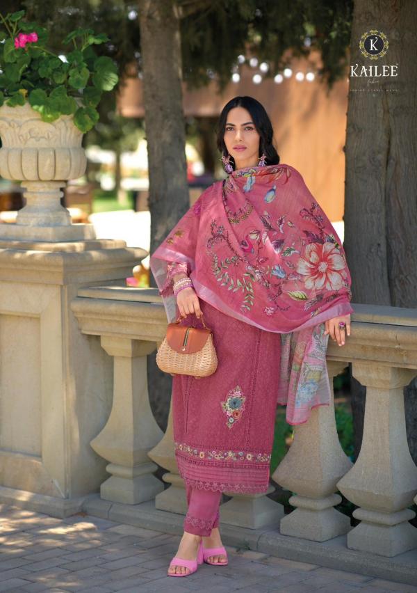 Kailee Sajda Cotton Top Bottom With Dupatta Collection